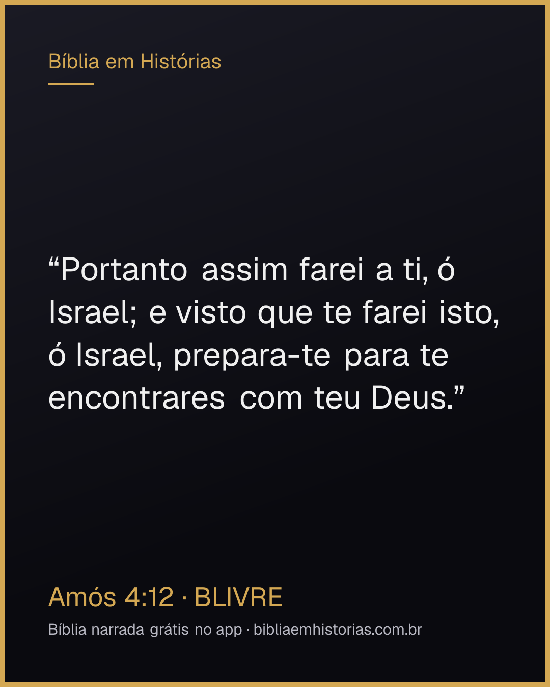 Imagem do versículo Amós 4:12 para compartilhar