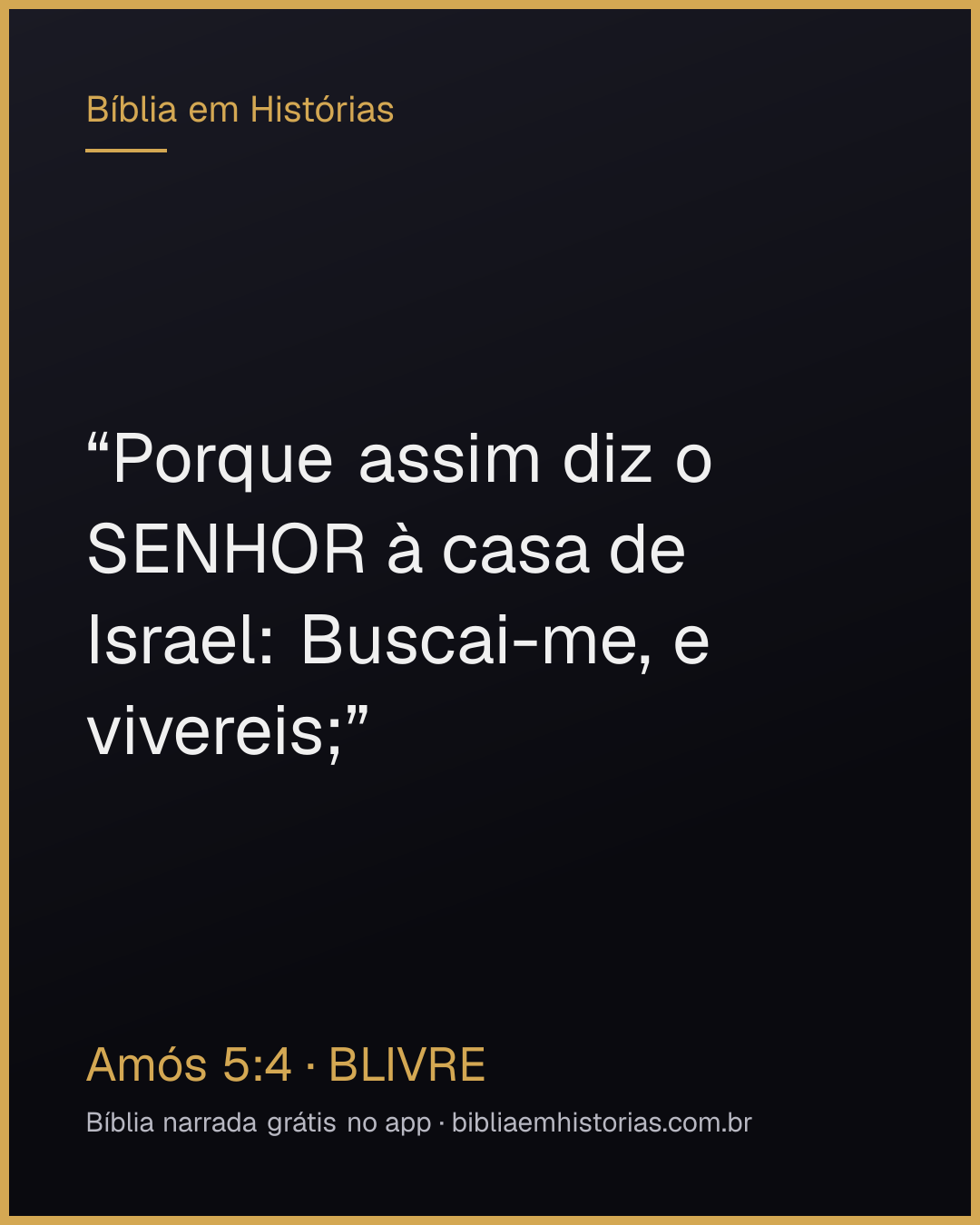 Imagem do versículo Amós 5:4 para compartilhar
