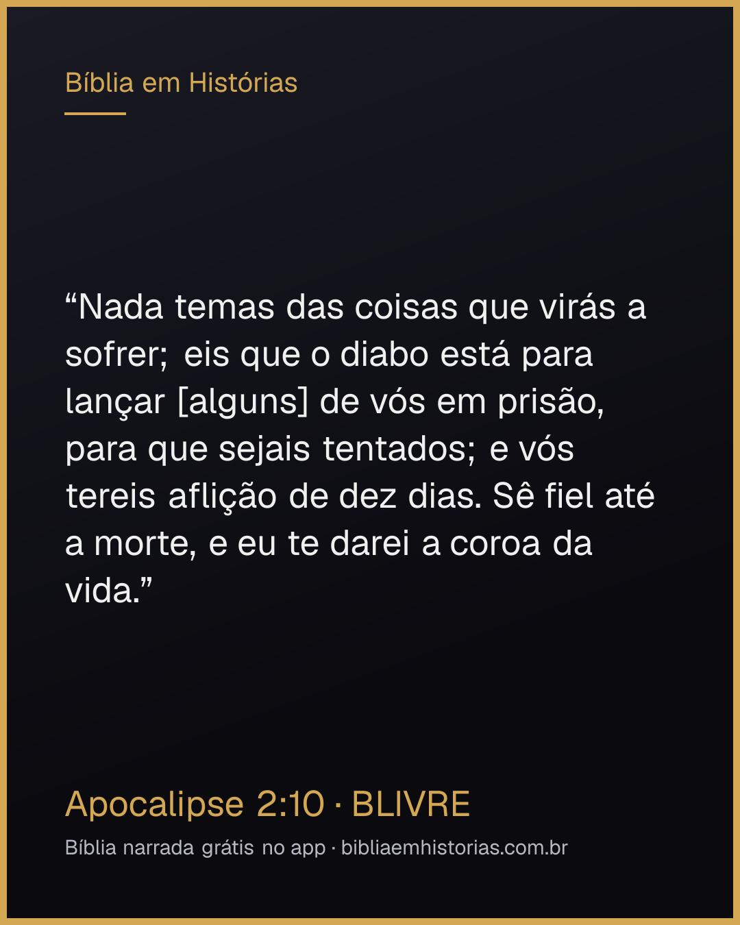 Imagem do versículo Apocalipse 2:10 para compartilhar