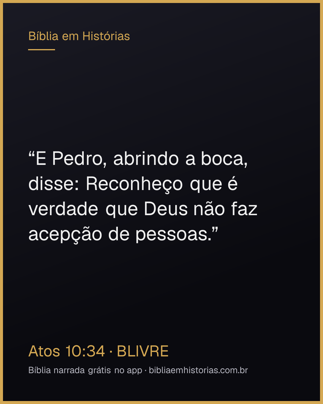 Imagem do versículo Atos 10:34 para compartilhar