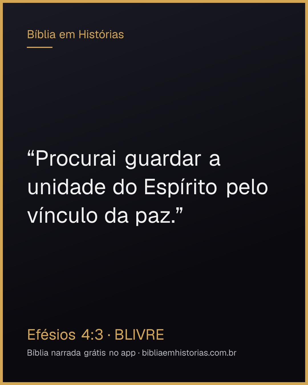 Imagem do versículo Efésios 4:3 para compartilhar