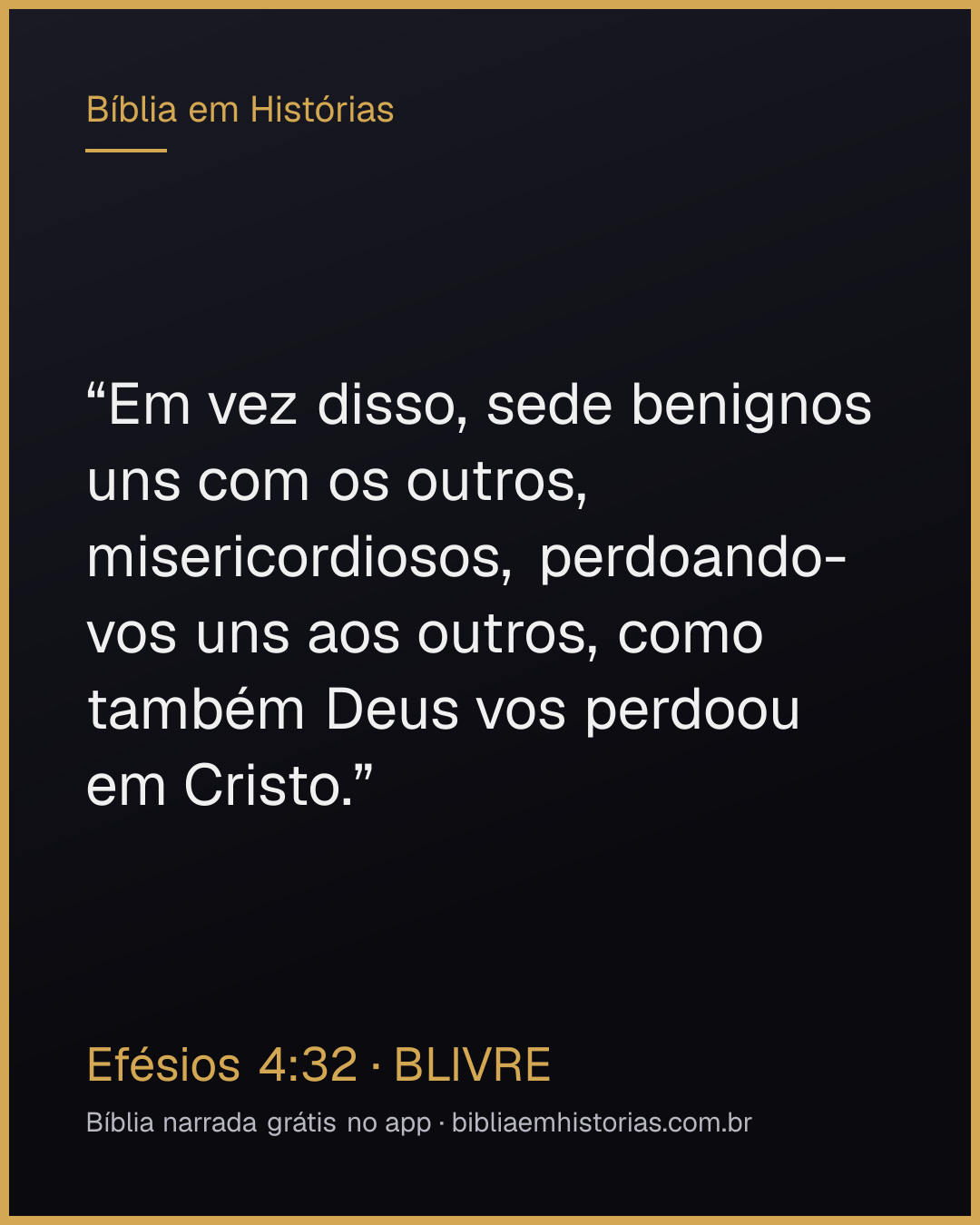 Imagem do versículo Efésios 4:32 para compartilhar