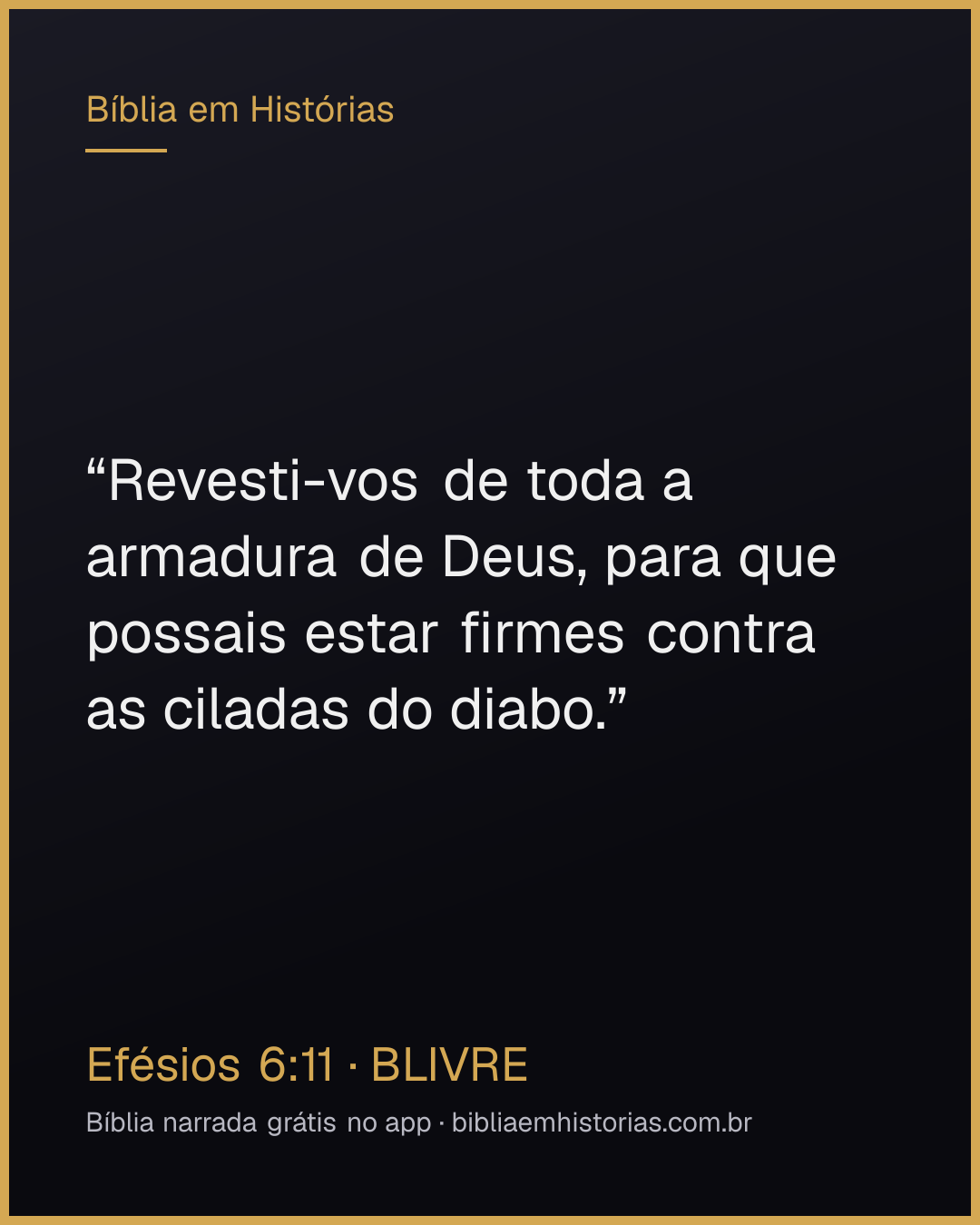 Imagem do versículo Efésios 6:11 para compartilhar