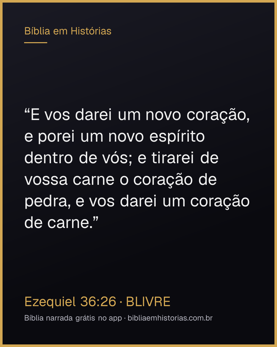 Imagem do versículo Ezequiel 36:26 para compartilhar