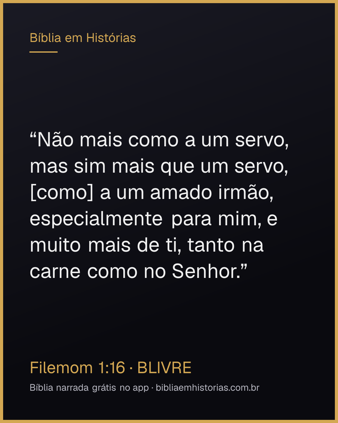 Imagem do versículo Filemom 1:16 para compartilhar