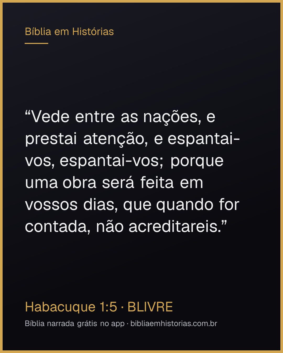 Imagem do versículo Habacuque 1:5 para compartilhar