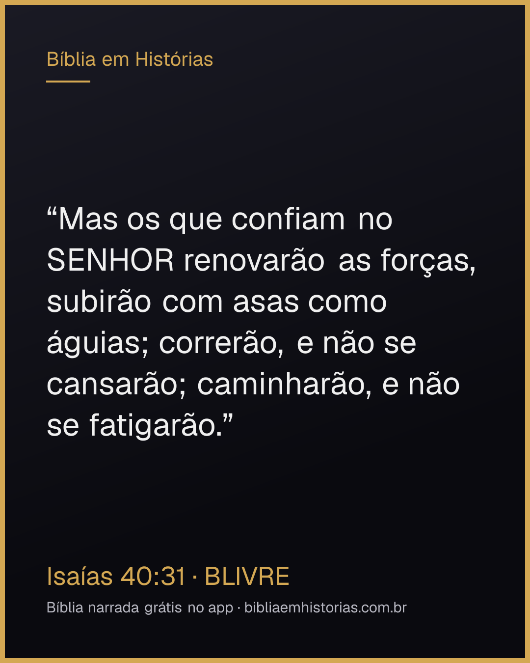 Imagem do versículo Isaías 40:31 para compartilhar