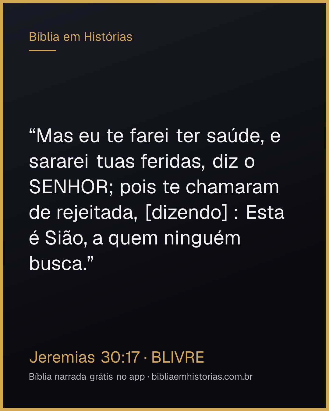 Imagem do versículo Jeremias 30:17 para compartilhar