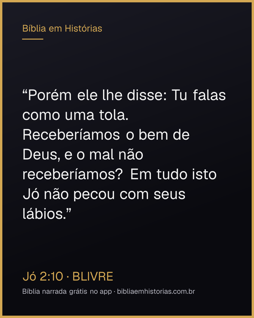 Imagem do versículo Jó 2:10 para compartilhar