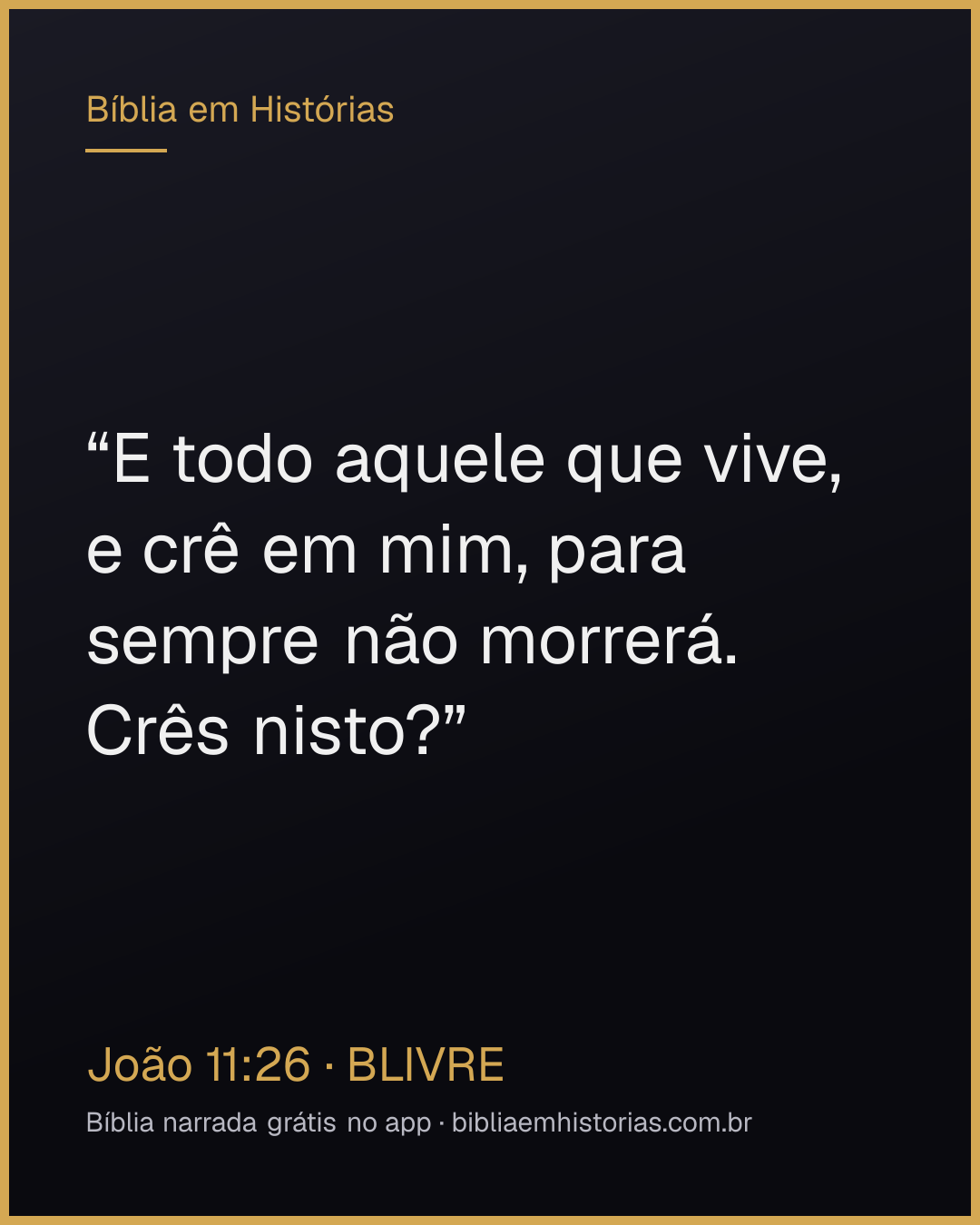 Imagem do versículo João 11:26 para compartilhar