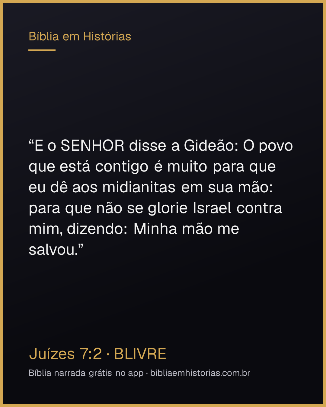 Imagem do versículo Juízes 7:2 para compartilhar