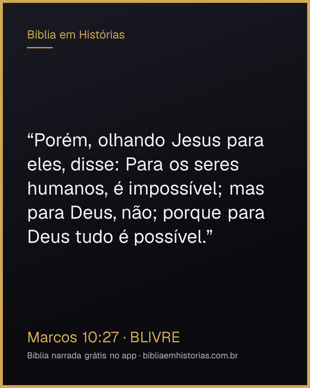Imagem do versículo Marcos 10:27 para compartilhar