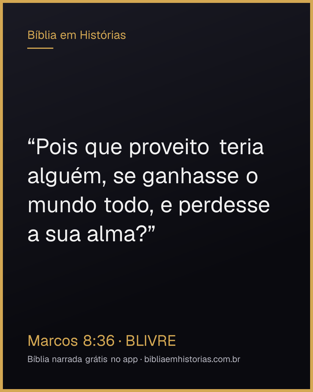Imagem do versículo Marcos 8:36 para compartilhar