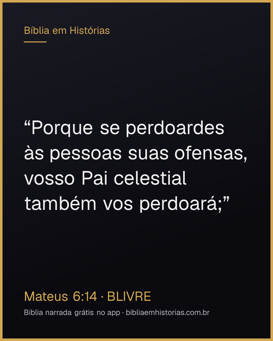 Imagem do versículo Mateus 6:14 para compartilhar