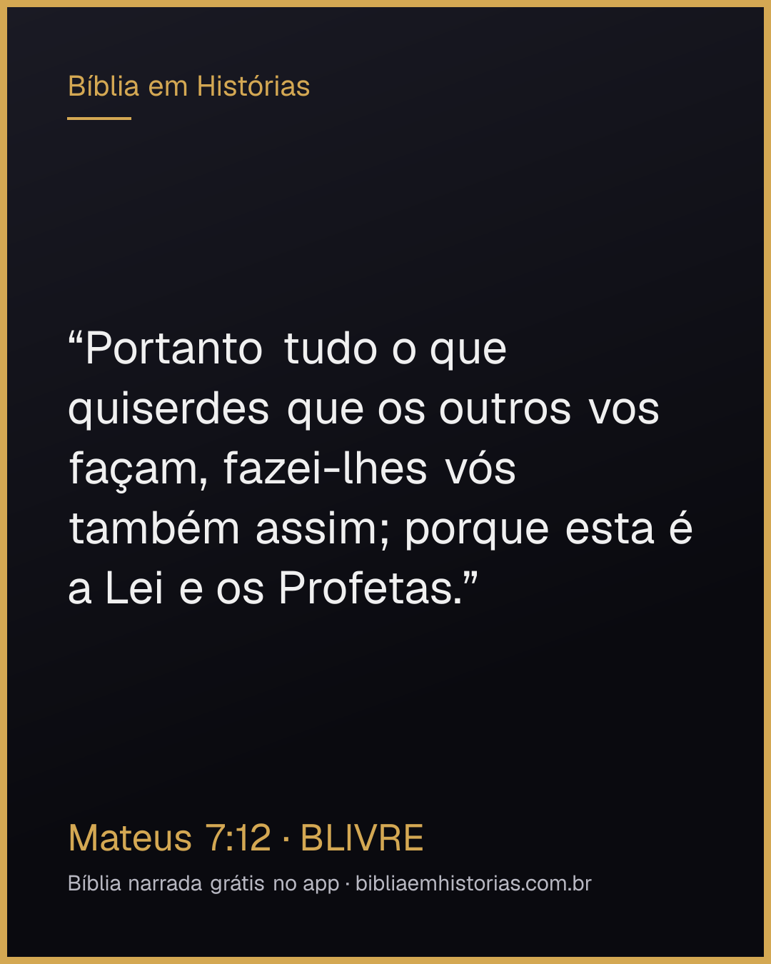 Imagem do versículo Mateus 7:12 para compartilhar