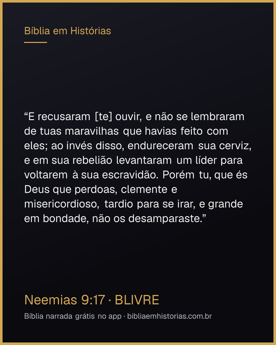 Imagem do versículo Neemias 9:17 para compartilhar