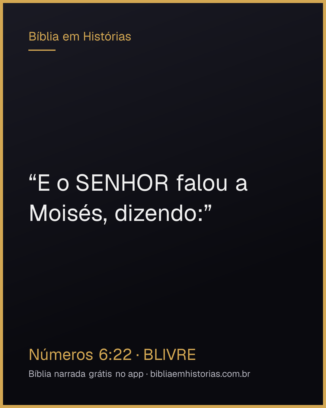 Imagem do versículo Números 6:22 para compartilhar