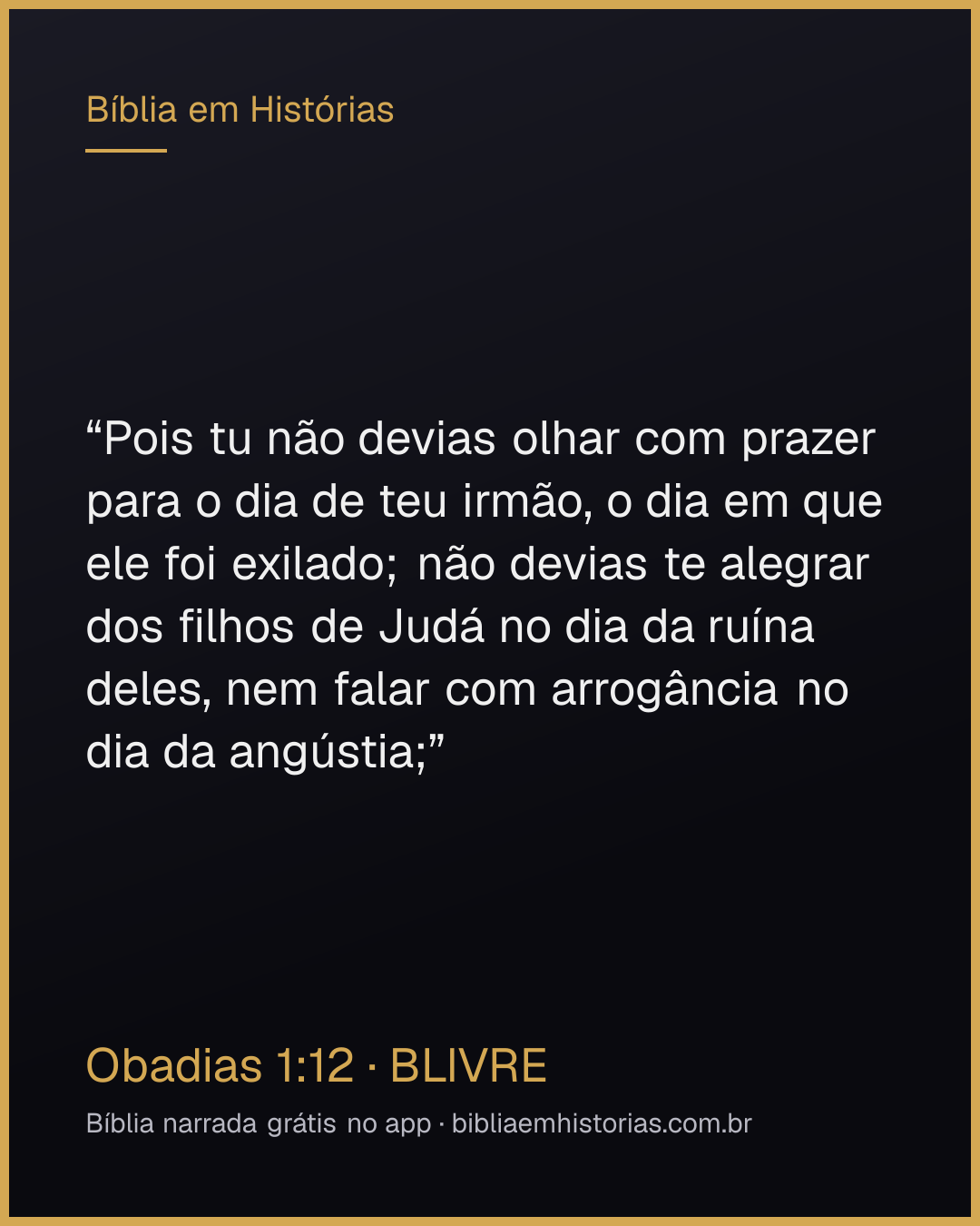 Imagem do versículo Obadias 1:12 para compartilhar