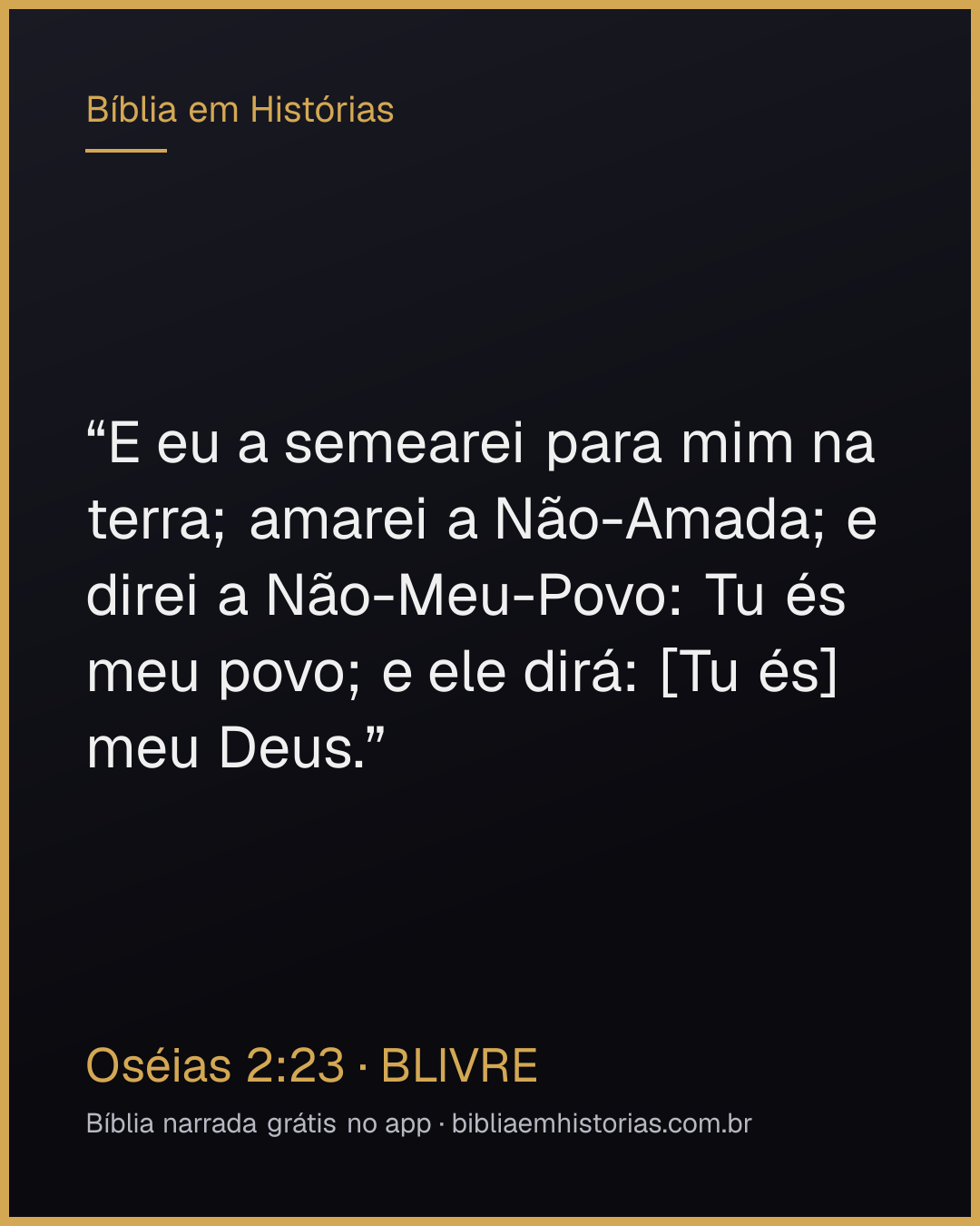 Imagem do versículo Oséias 2:23 para compartilhar