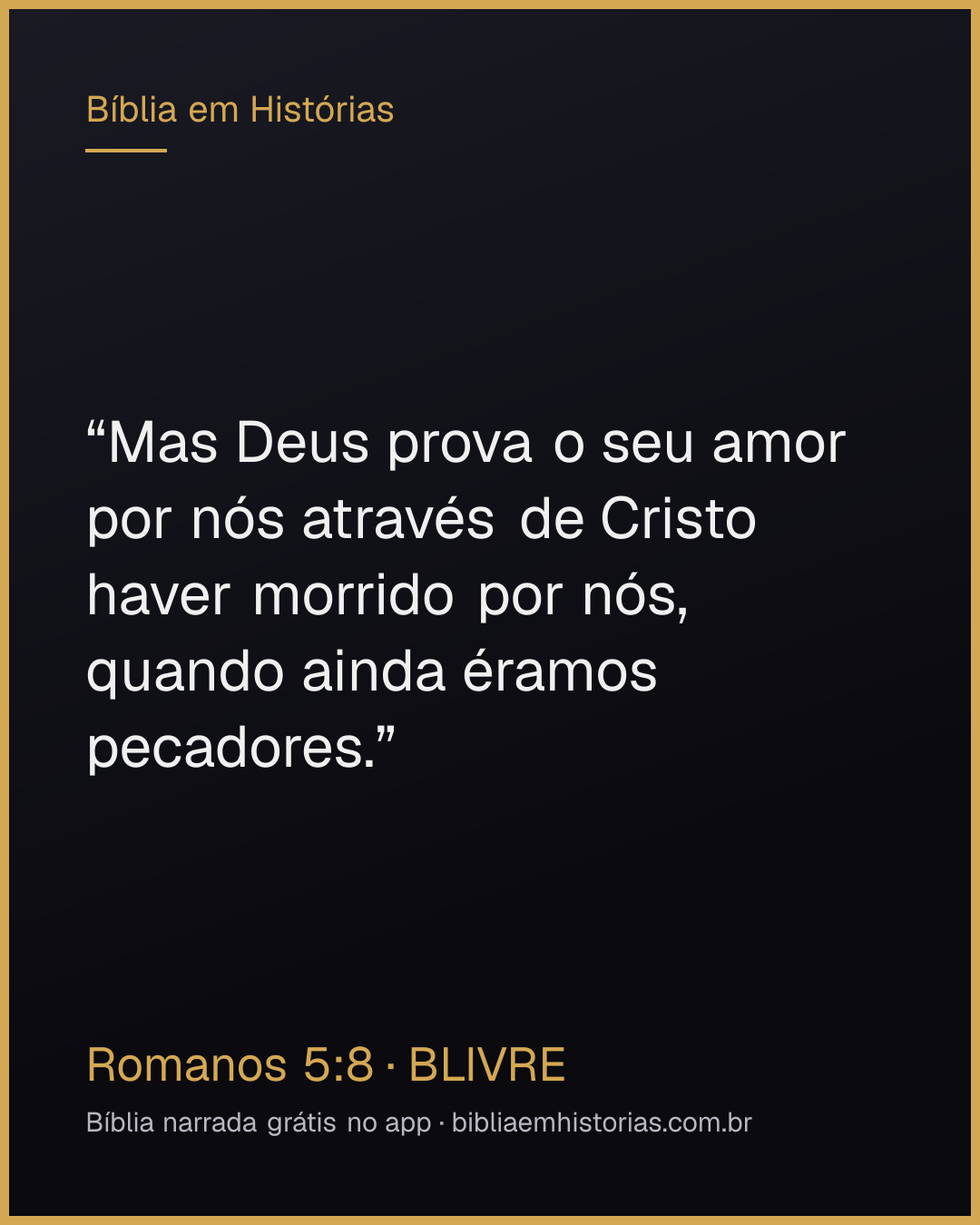 Imagem do versículo Romanos 5:8 para compartilhar