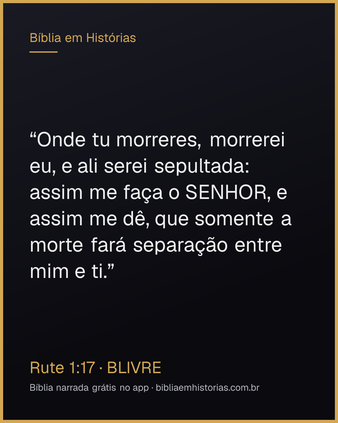 Imagem do versículo Rute 1:17 para compartilhar