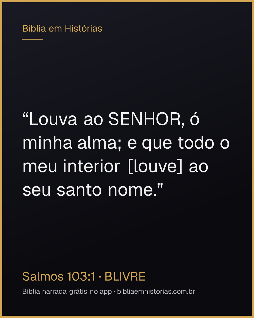 Imagem do versículo Salmos 103:1 para compartilhar