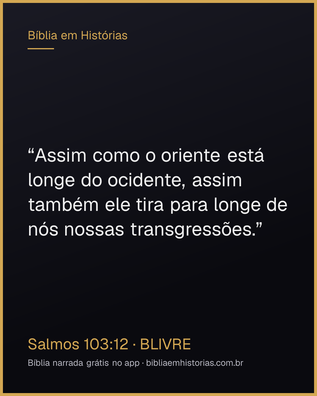 Imagem do versículo Salmos 103:12 para compartilhar