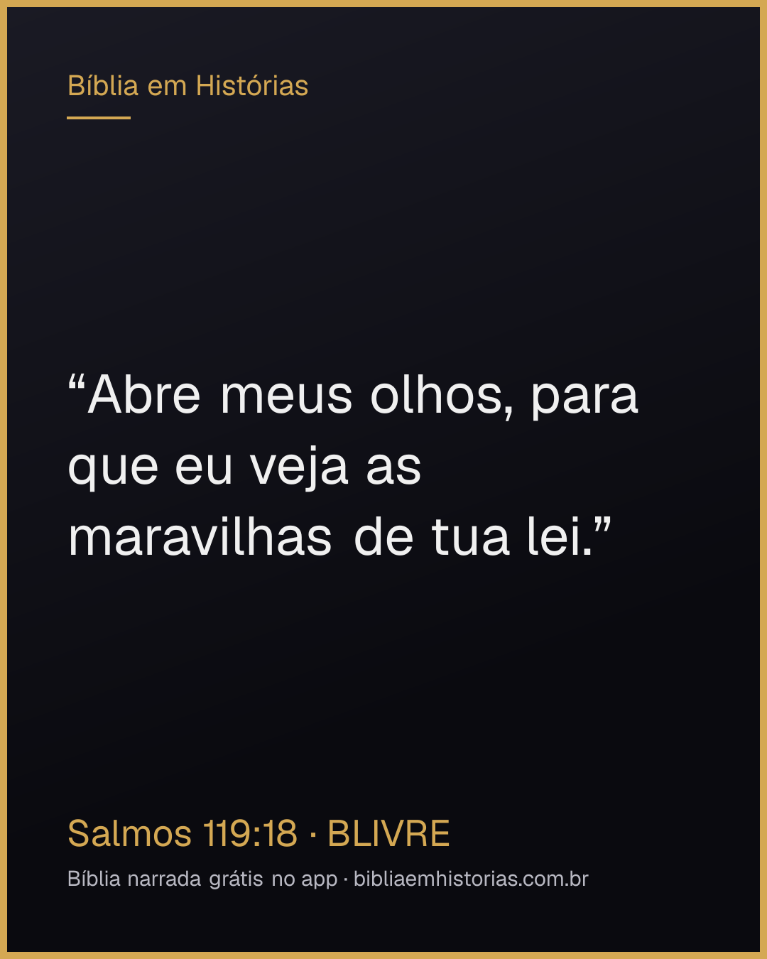 Imagem do versículo Salmos 119:18 para compartilhar