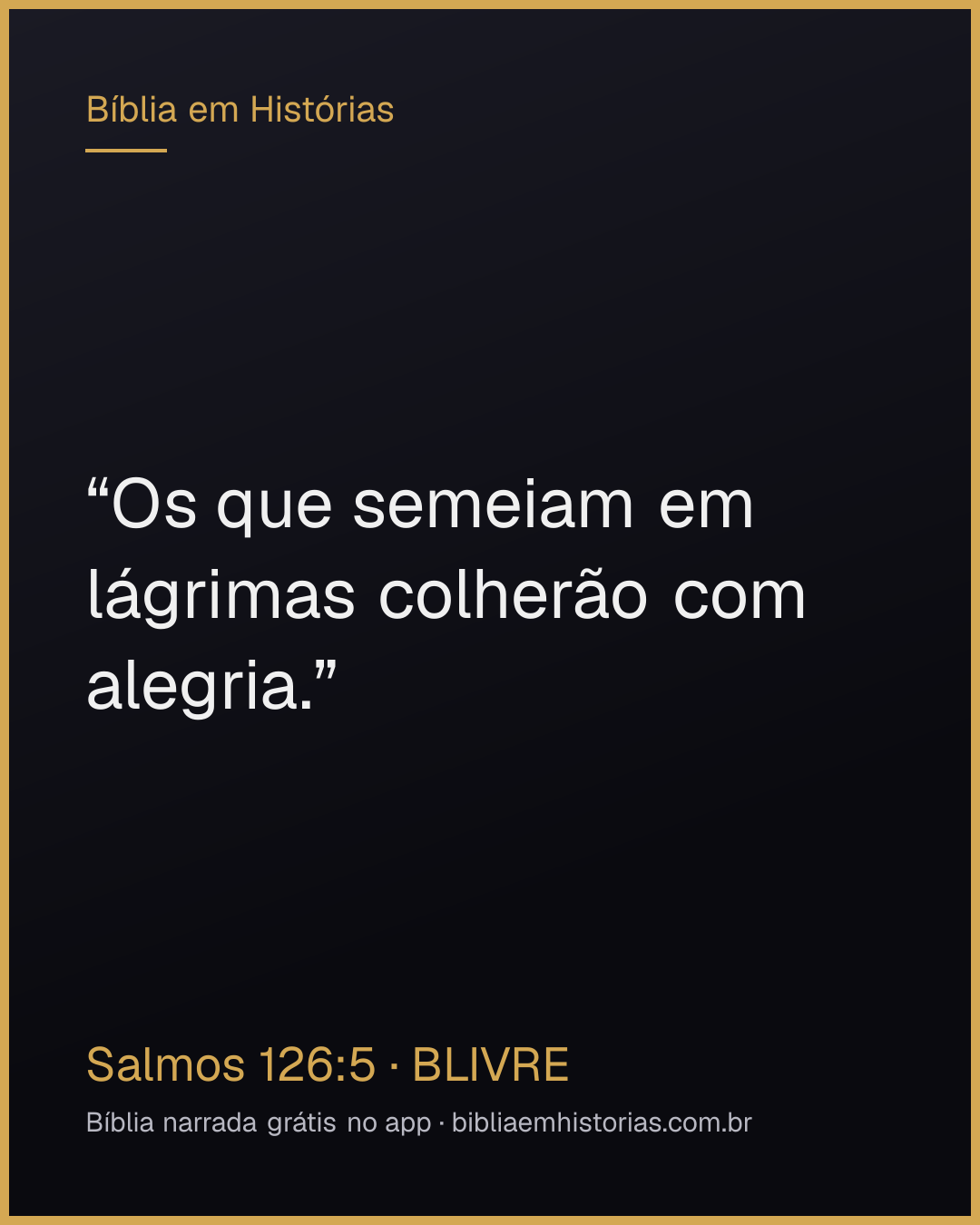 Imagem do versículo Salmos 126:5 para compartilhar