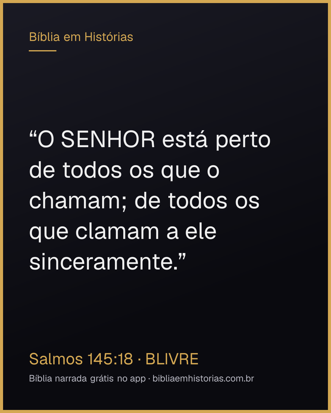 Imagem do versículo Salmos 145:18 para compartilhar