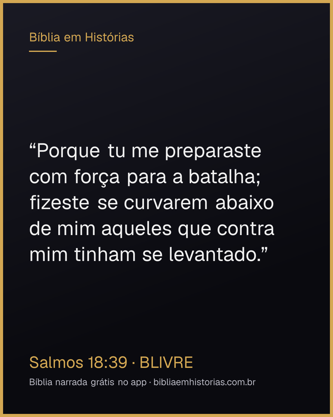 Imagem do versículo Salmos 18:39 para compartilhar