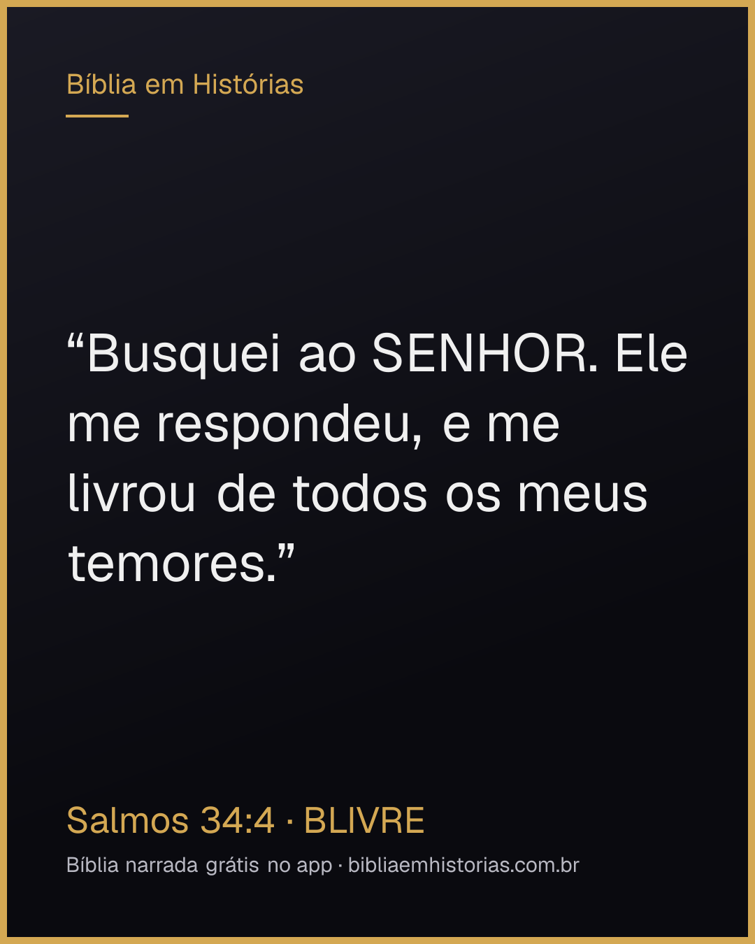 Imagem do versículo Salmos 34:4 para compartilhar