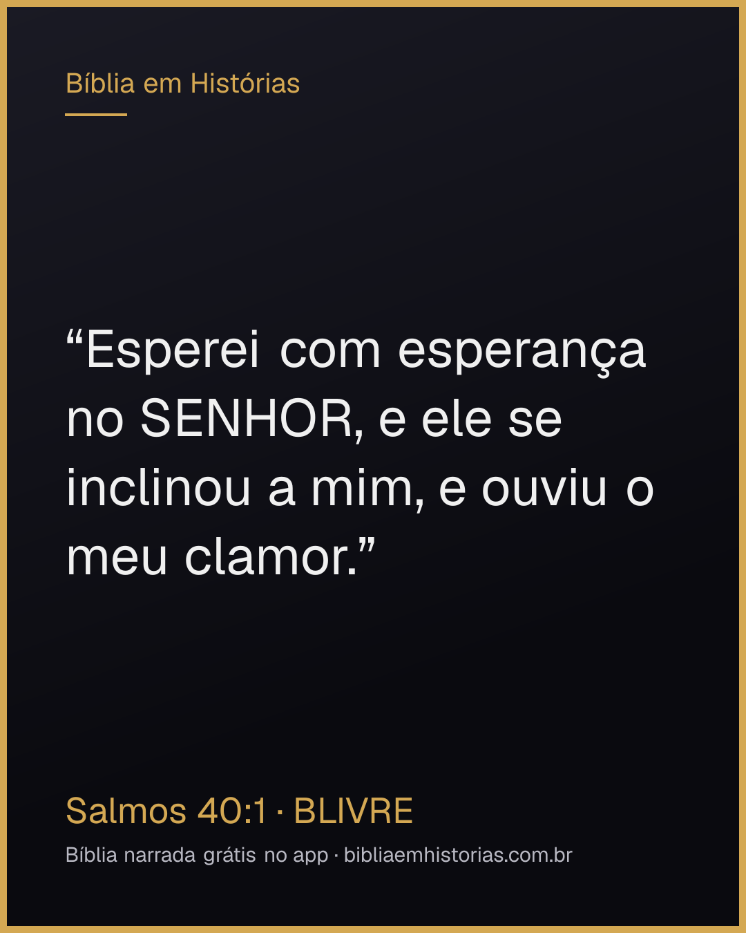 Imagem do versículo Salmos 40:1 para compartilhar