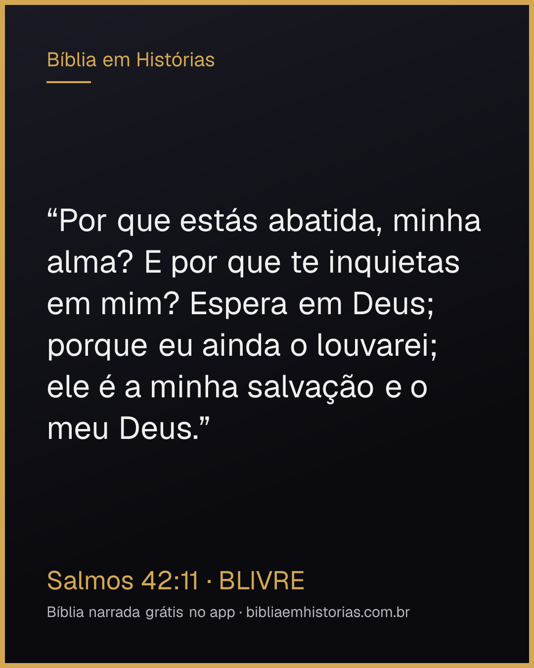 Imagem do versículo Salmos 42:11 para compartilhar