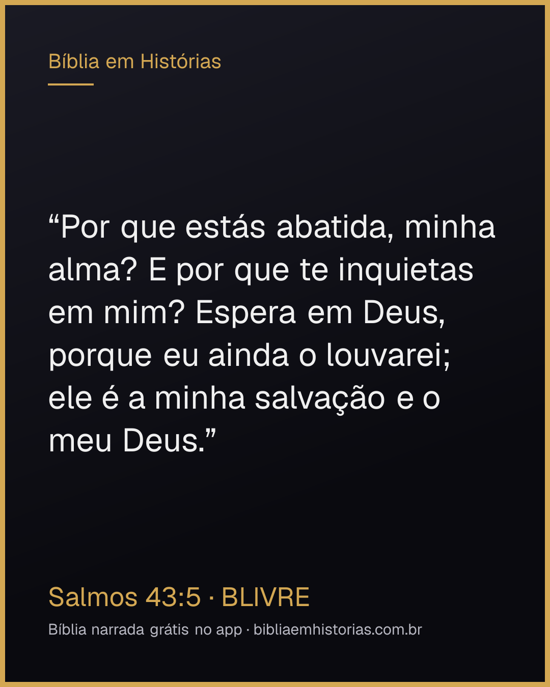 Imagem do versículo Salmos 43:5 para compartilhar