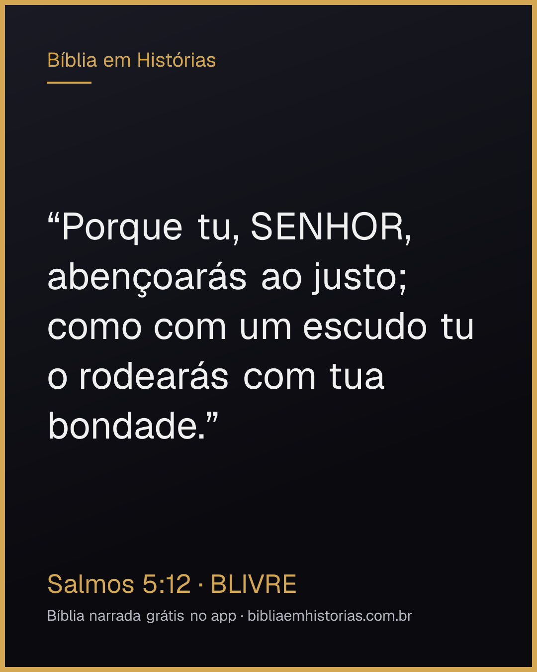 Imagem do versículo Salmos 5:12 para compartilhar