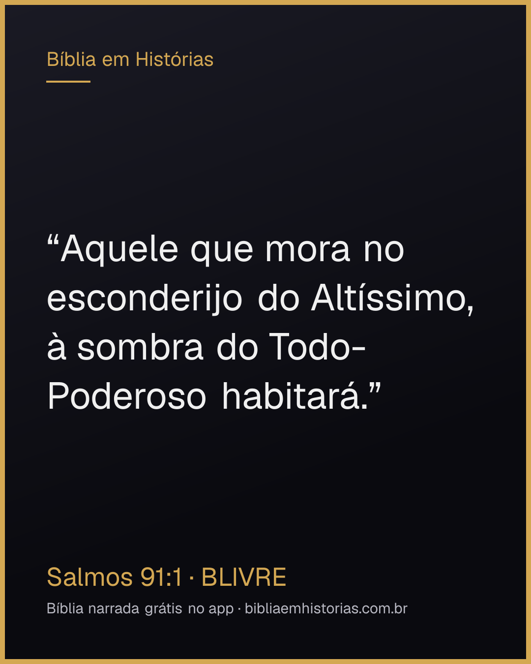 Imagem do versículo Salmos 91:1 para compartilhar