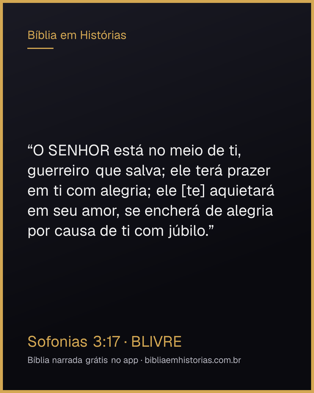 Imagem do versículo Sofonias 3:17 para compartilhar