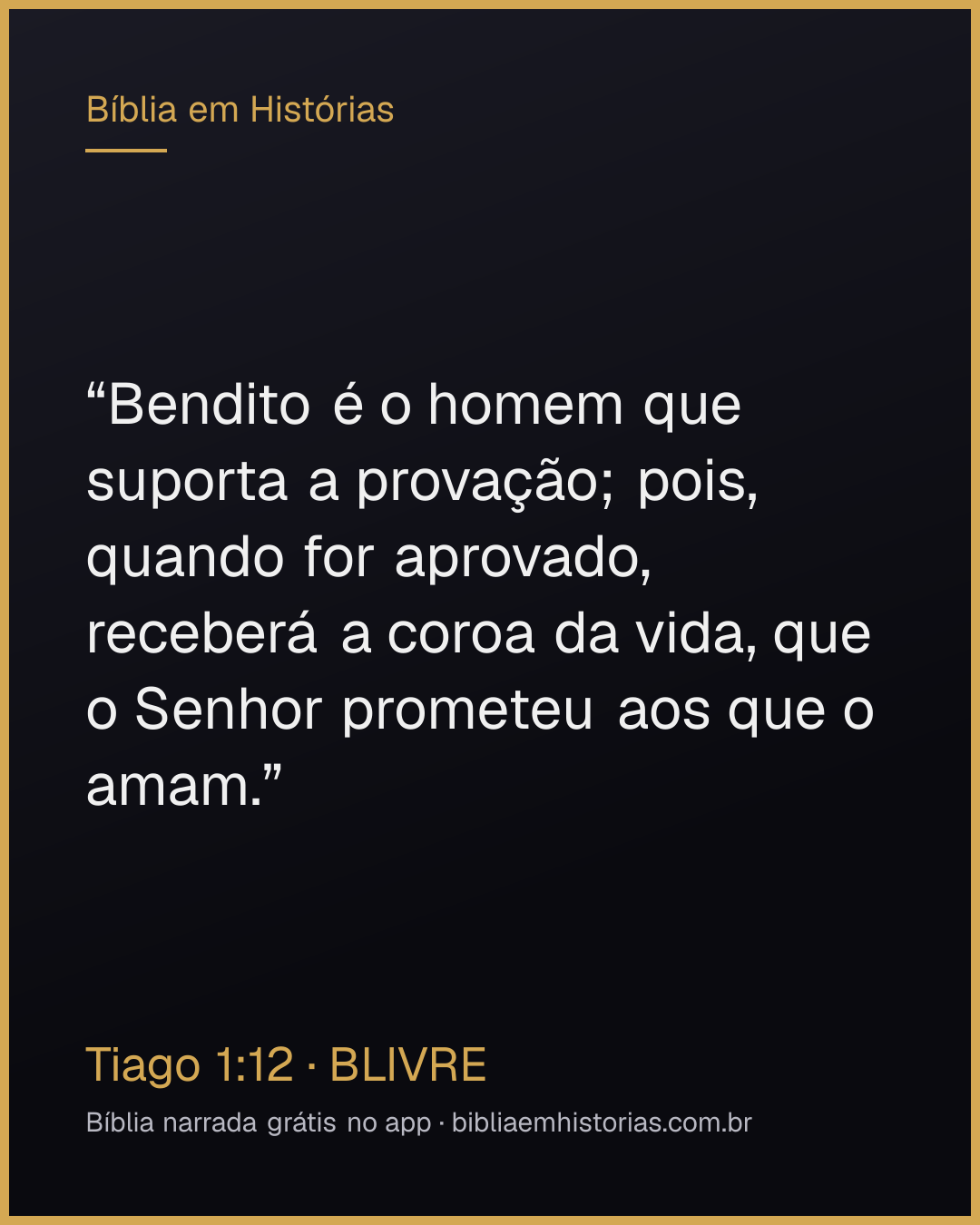 Imagem do versículo Tiago 1:12 para compartilhar