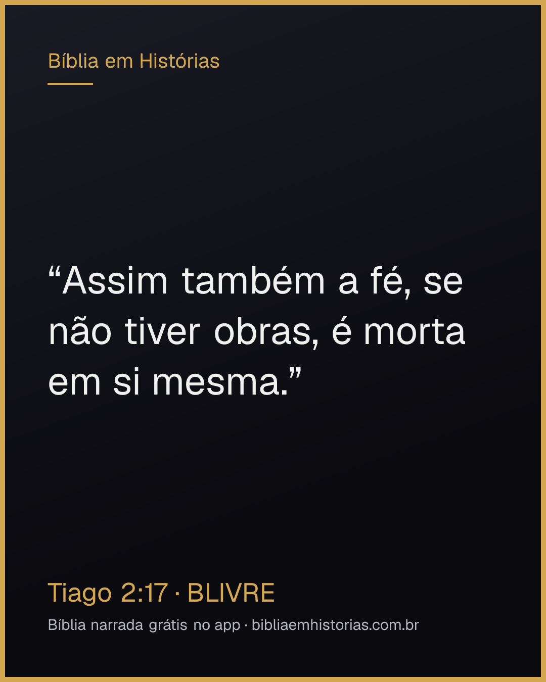 Imagem do versículo Tiago 2:17 para compartilhar